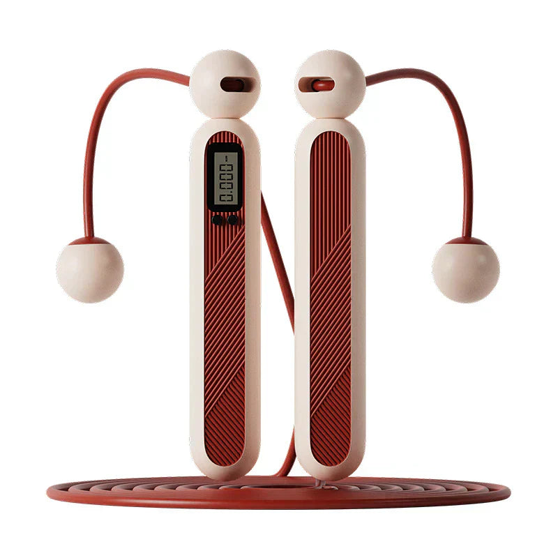Wireless Jump Rope Smart Fitness Trainer with Counter for Home and Gym Workouts