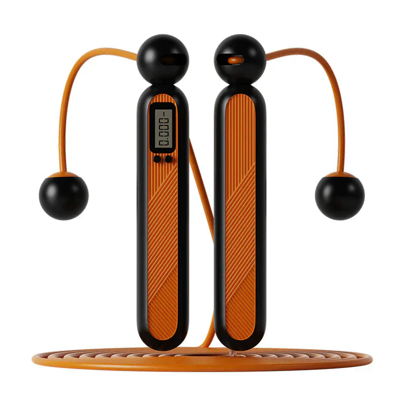Wireless Jump Rope Smart Fitness Trainer with Counter for Home and Gym Workouts