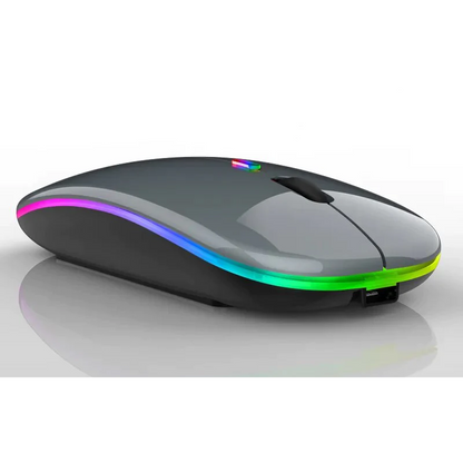 Wireless Rechargeable Mouse LED Bluetooth Computer Mouse