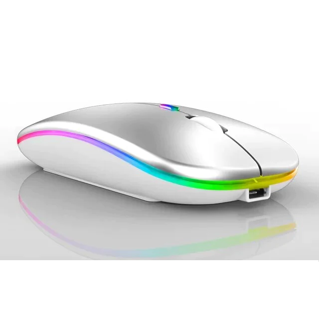 Wireless Rechargeable Mouse LED Bluetooth Computer Mouse