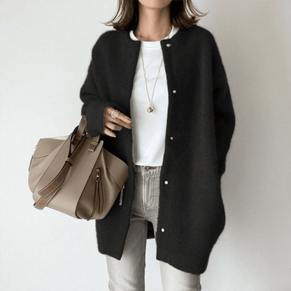 Women Cotton Cardigan Soft Elegant Knit Sweater Casual Layering