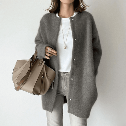 Women Cotton Cardigan Soft Elegant Knit Sweater Casual Layering