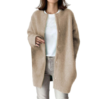 Women Cotton Cardigan Soft Elegant Knit Sweater Casual Layering