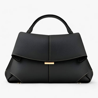 Women Vegan Leather Handbag Roll Design Large Capacity Shoulder Bag