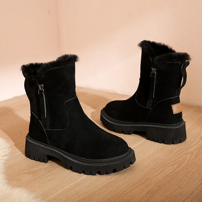 Women Winter Boots Fur Lined Warm Comfortable Snow Boots