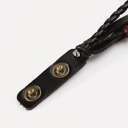 Womens Vintage Bracelet Watch Leather Wrap Boho Quartz