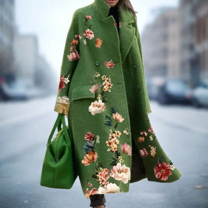 Womens Winter Coat Tailored Fit Warm Wool Blend Jacket