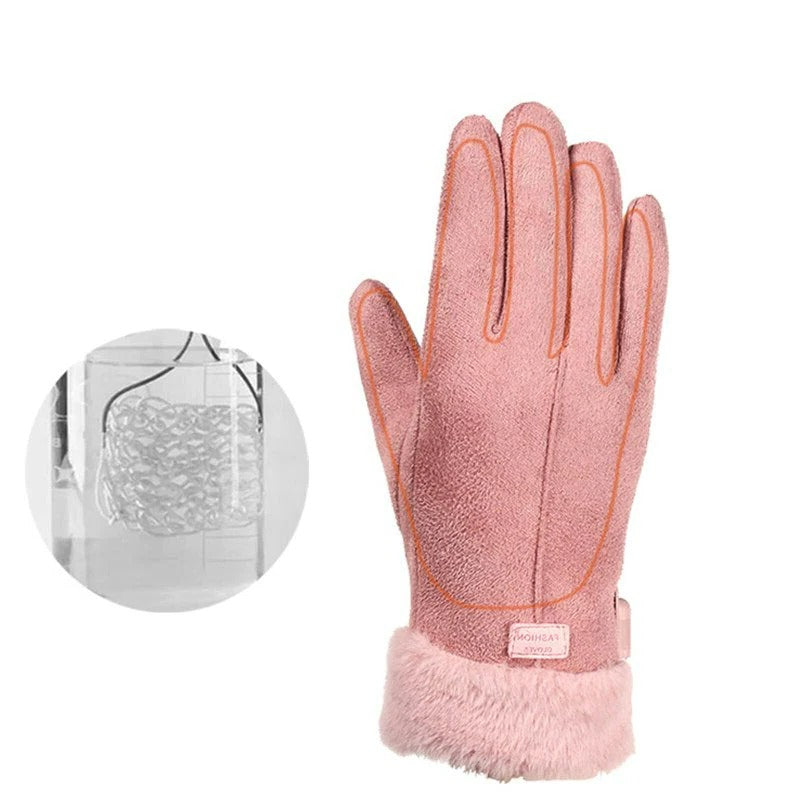 Women's Winter Touchscreen Gloves with Warm Lining