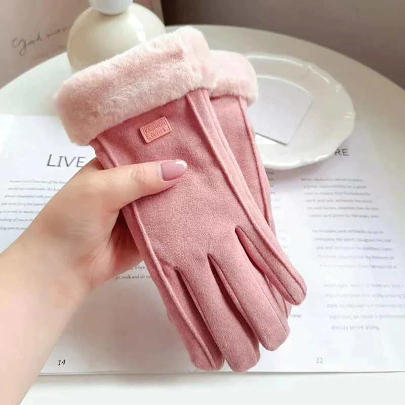 Women's Winter Touchscreen Gloves with Warm Lining