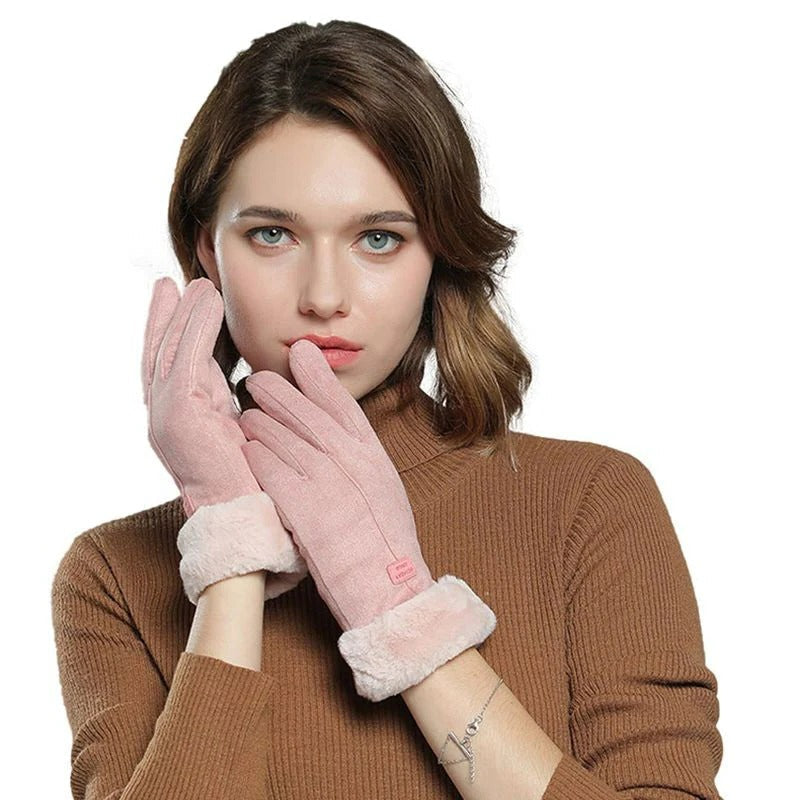 Women's Winter Touchscreen Gloves with Warm Lining