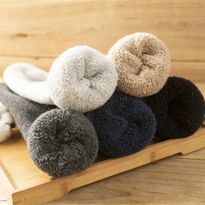 Wool Blend Socks Warm Breathable Thermal Winter Everyday Wear Set