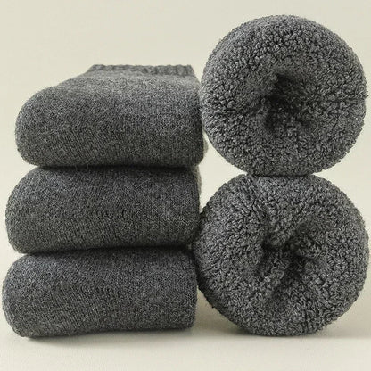Wool Blend Socks Warm Breathable Thermal Winter Everyday Wear Set