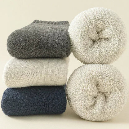 Wool Blend Socks Warm Breathable Thermal Winter Everyday Wear Set