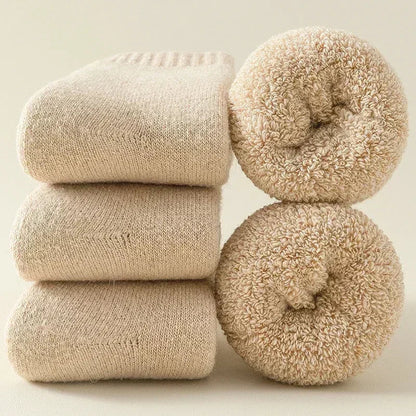Wool Blend Socks Warm Breathable Thermal Winter Everyday Wear Set