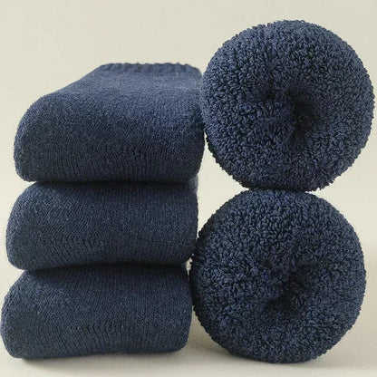 Wool Blend Socks Warm Breathable Thermal Winter Everyday Wear Set