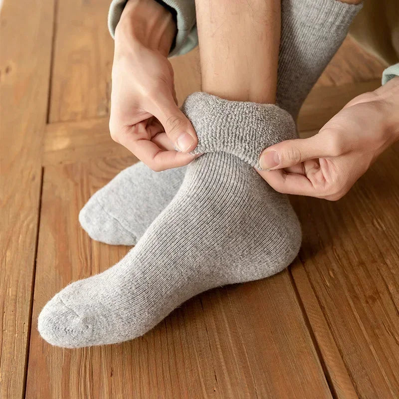 Wool Blend Socks Warm Breathable Thermal Winter Everyday Wear Set